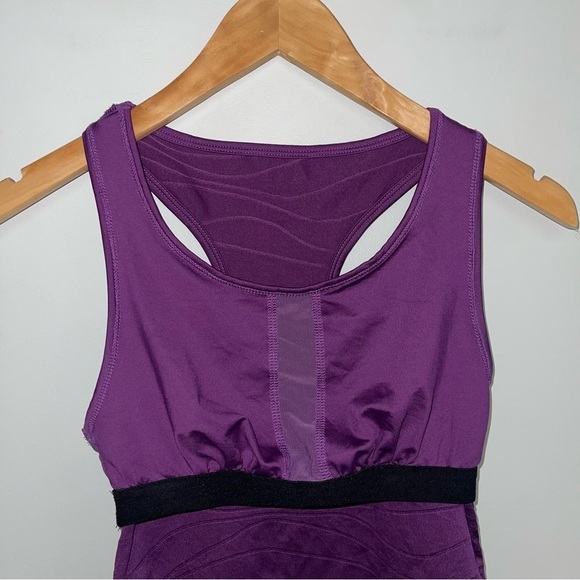 Title Nine Tankini Top Women's Size Small Purple Racerback Tank Textured IX:XXXX - Picture 6 of 8